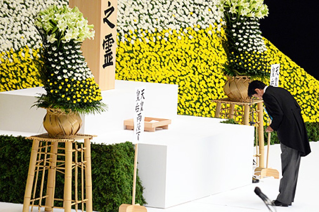 Shinzo Abe is seeking to tread a fine line over war shrine. Photo: Xinhua