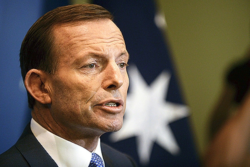 Australian opposition leader and leader of the Liberal Party, Tony Abbott. Photo: EPA