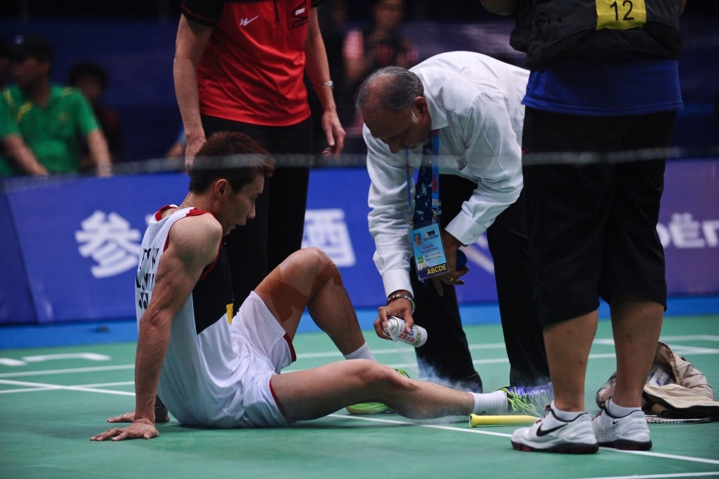 Failure of the air conditioning mid-match may have contributed to Lee Chong Wei's withdrawal on a stretcher with cramp as he faced match point. Photo: AFP