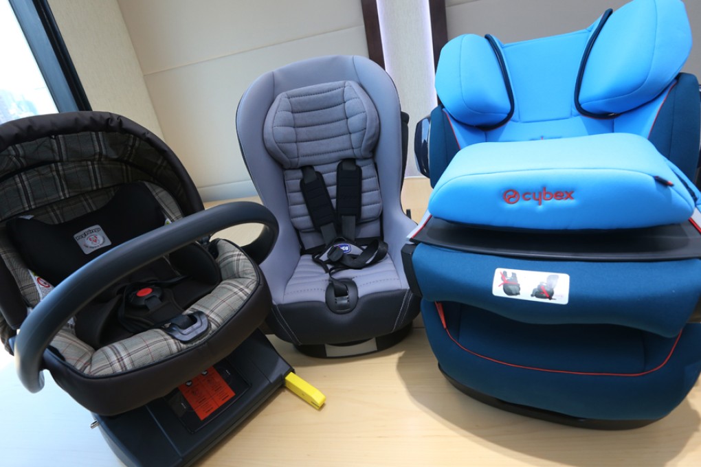 Nine out of 27 child car seat models are not as effective in protecting children from frontal impact when installed facing forwards. Photo: David Wong
