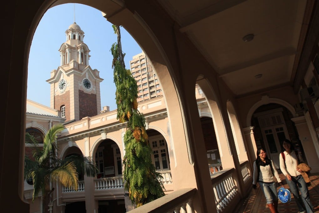The University of Hong Kong slipped out of the top 200 into the 201-300 quintile. Photo: Jonathan Wong