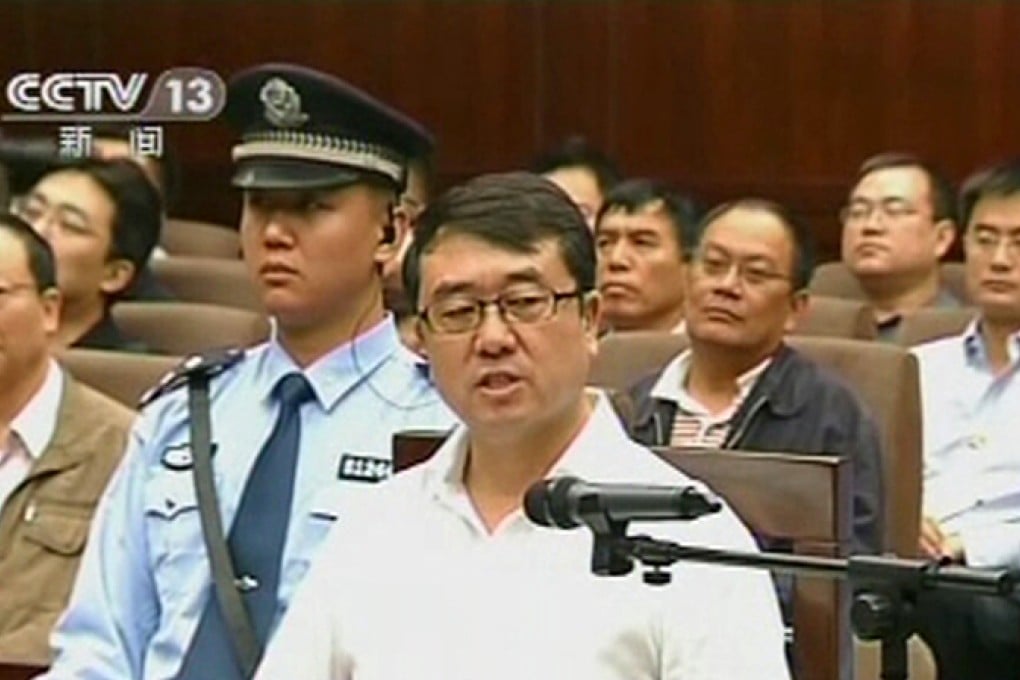 Zhong Erpu, the chief judge at Wang Lijun's (above) trial, was among those removed from their posts. Photo: Reuters
