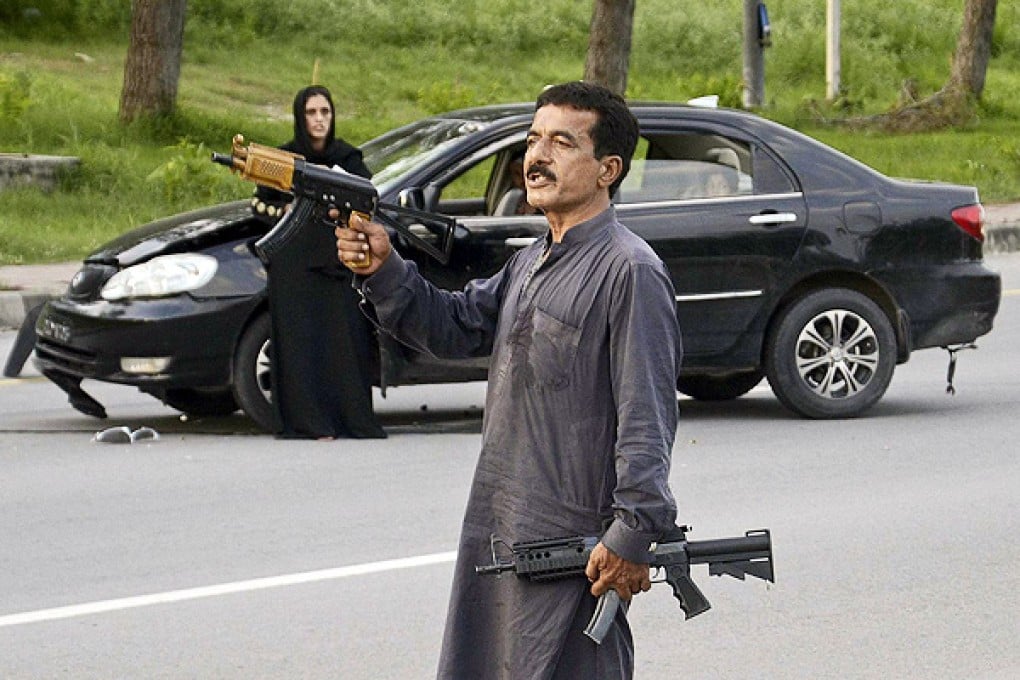 Mohammad Sikandar makes his demands. Photo: Reuters