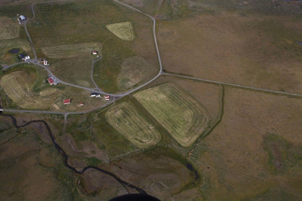 An aerial view of Grimsstadir in northern Iceland where Chinese tycoon Huang Nubo wants to build a resort. Photo: Reuters