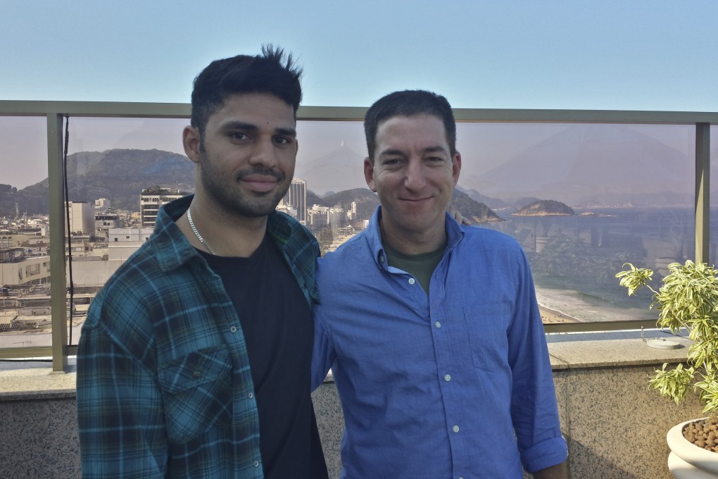 Guardian journalist Glenn Greenwald, right, and his partner David Miranda. Photo: AP