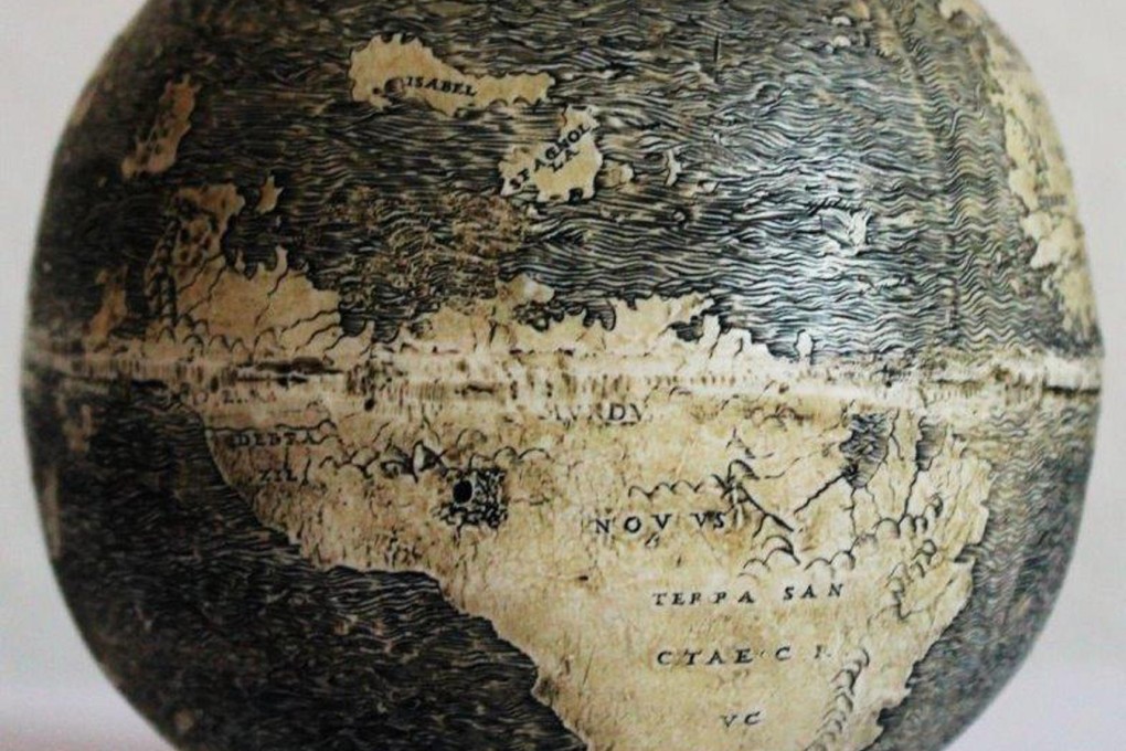 This may be the oldest globe to depict the New World. Photo: Washington Map Society