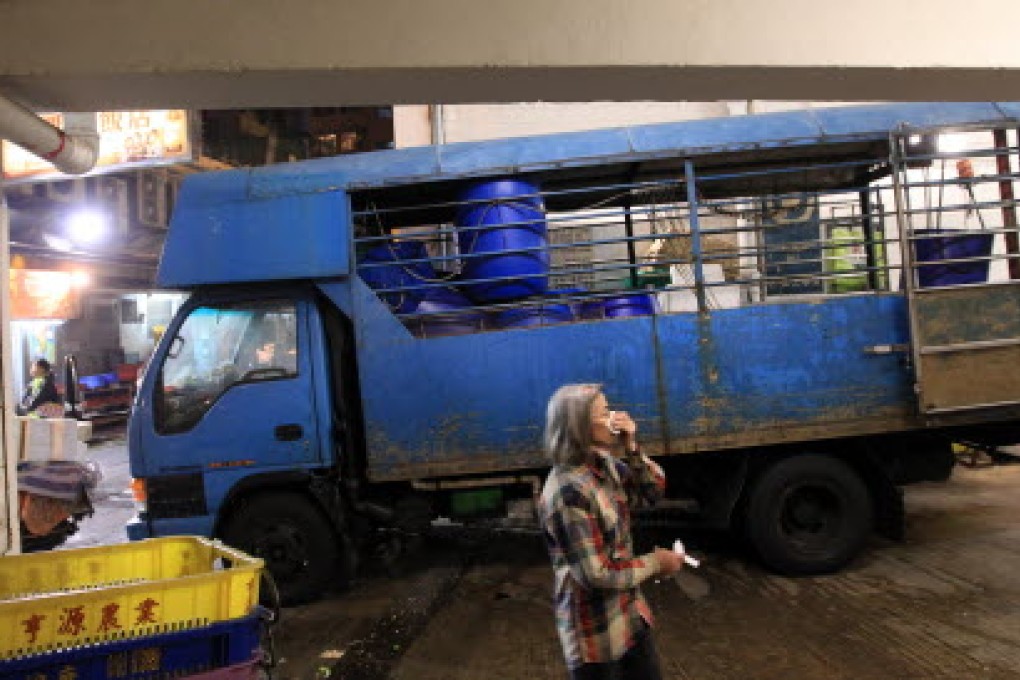 The government has proposed to spend HK$10 billion to phase out about 88,000 dirty diesel trucks by 2019. Photo: Jonathan Wong