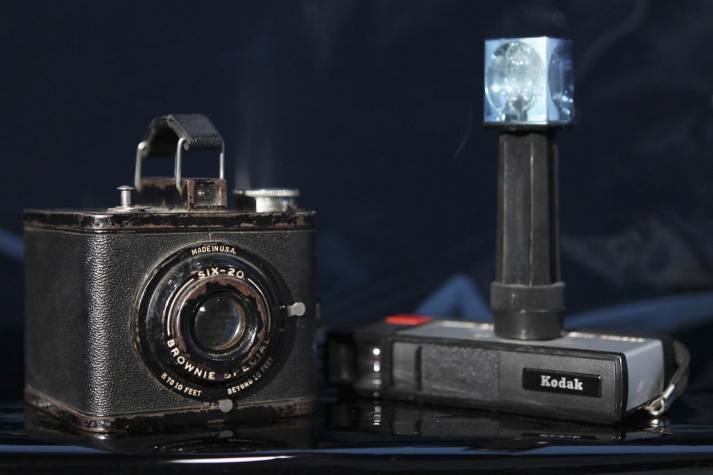 Kodak once dominated the camera market with products like its Brownie Special Six-20 (left), and the Pocket Instamatic 20 (right), but the advent of digital cameras helped push it into bankruptcy. Photo: Reuters