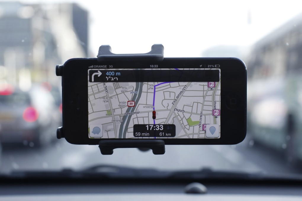 Now a part of Google, the crowd-sourced map app, Waze, was launched to help users of Apple and Android smartphones. Photo: Reuters