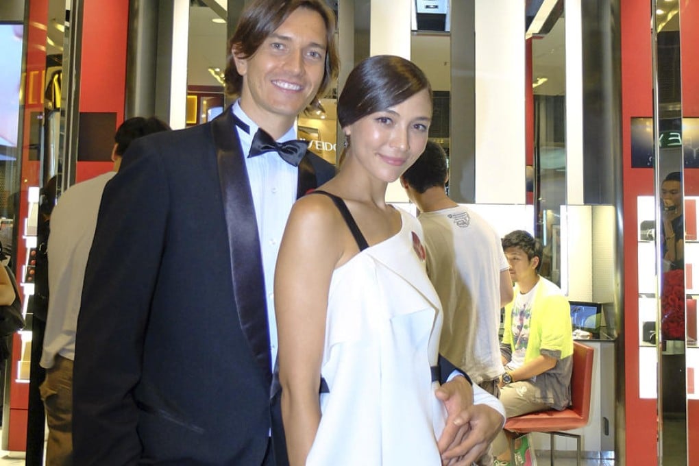 Jesper McIlroy and wife Cara Grogan.