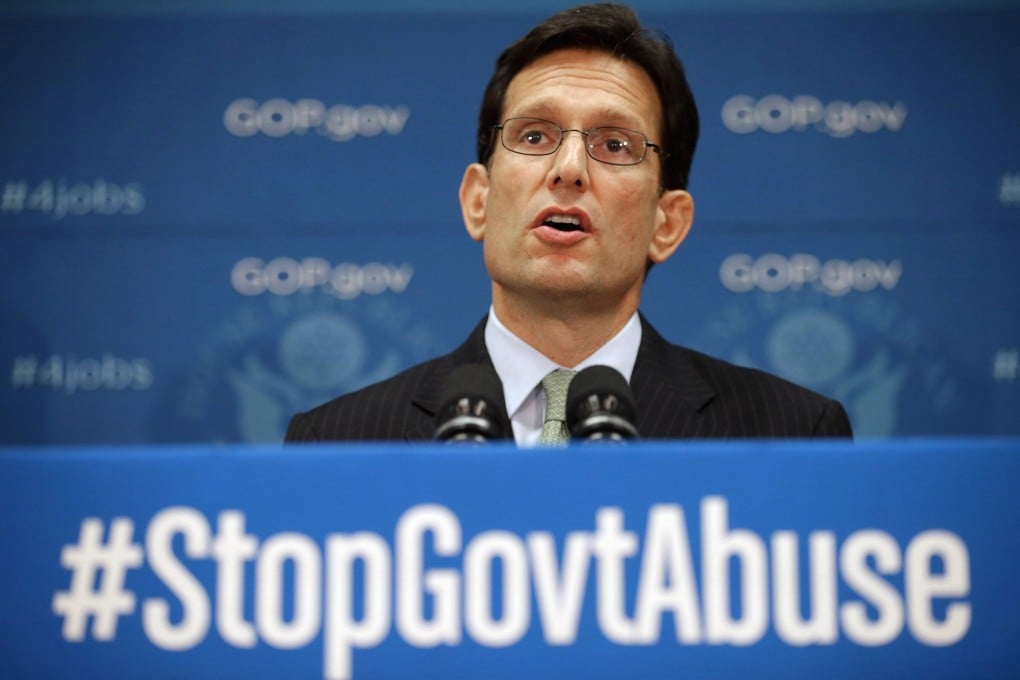 House Majority Leader Eric Cantor. Photo: AFP