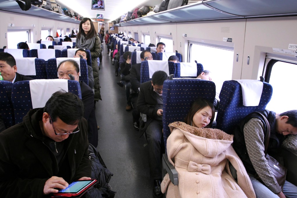 The revised high-speed railway line is part of the 700 kilometre railway under construction between Beijing and Shenyang, Liaoning.