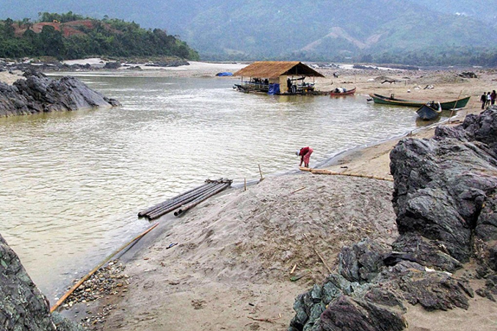 The Irrawaddy River in Myanmar was the site of the giant Myistone Dam project that was shelved after local Kachin protests. Photo: AP