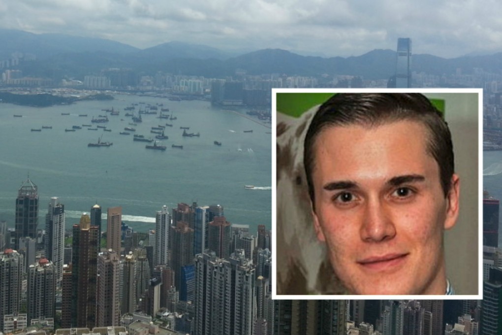 Hong Kong is home to more than 200,000 financial employees. Inset German intern Moritz Erhardt. Photo: Amy Li