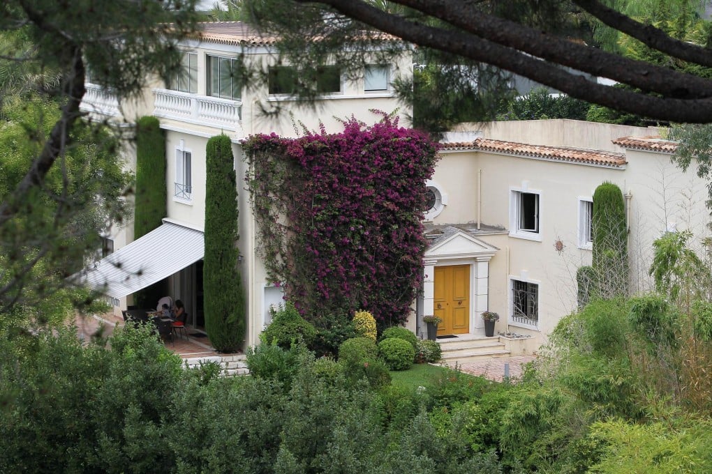 Part of the villa. Photo: AFP