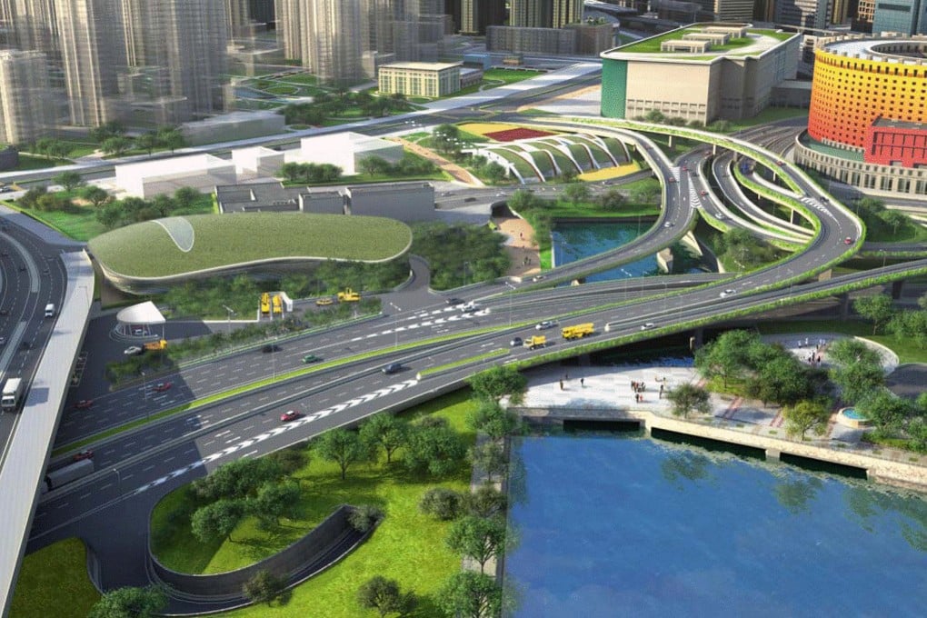 The Central Kowloon Route planned to link to the new Kai Tak development. Photo: Highways Department