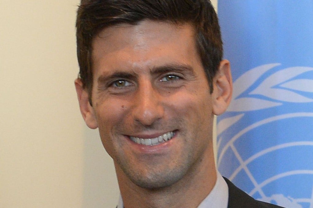 Serbian tennis player Novak Djokovic. Photo: AFP