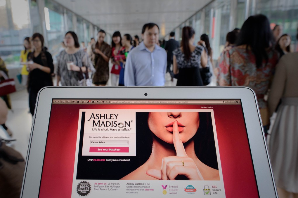 The outraged moral majority have been lambasting ashleymadison.com for all the predictable reasons. Photo: AFP