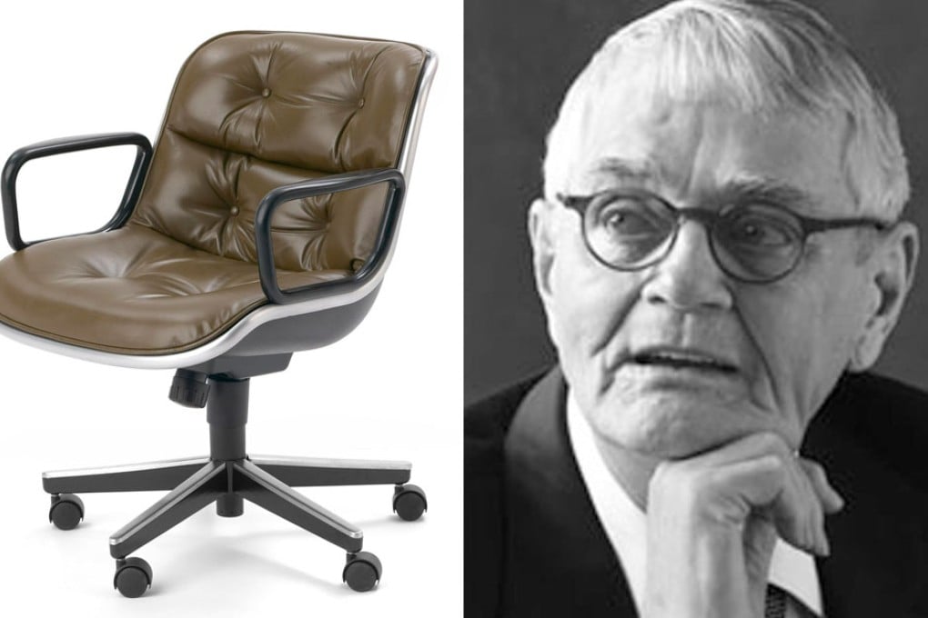 Charles Pollock and his famous chair. Photo: AP