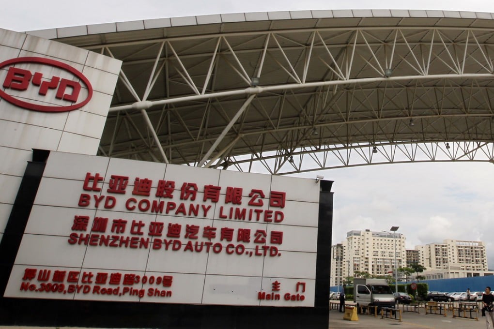 BYD's first-half net profit rose to 426.9 million yuan.