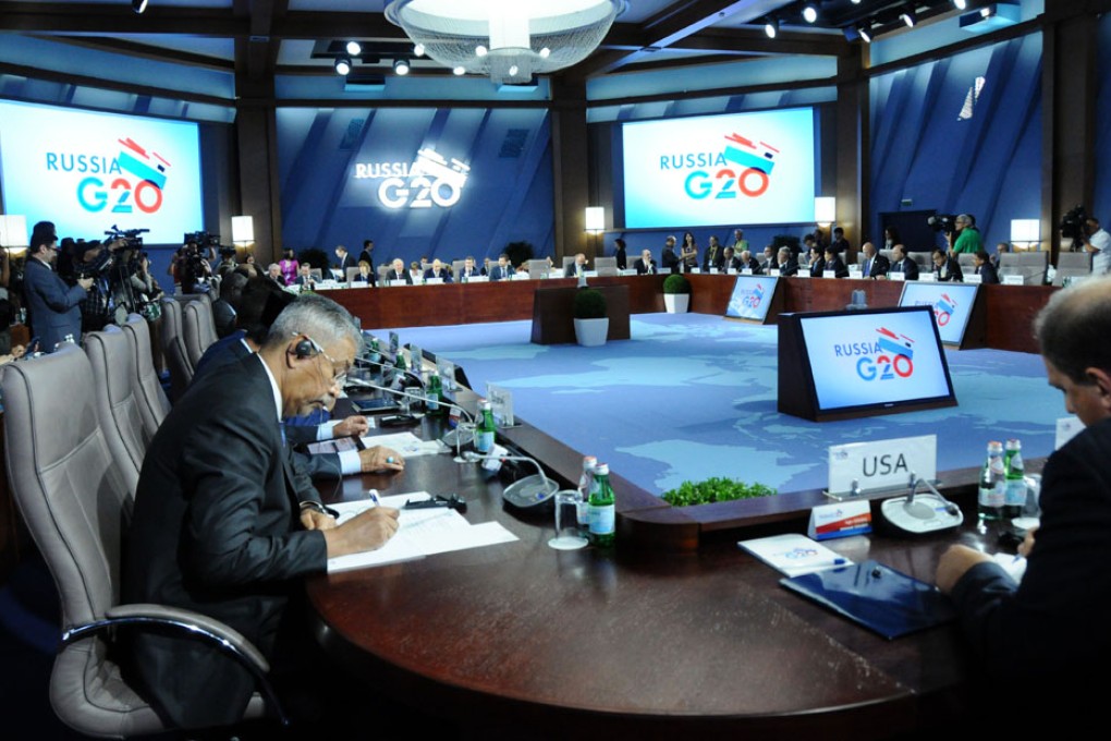 G20 may endorse shadow banking package at next month's gathering. Photo: Xinhua