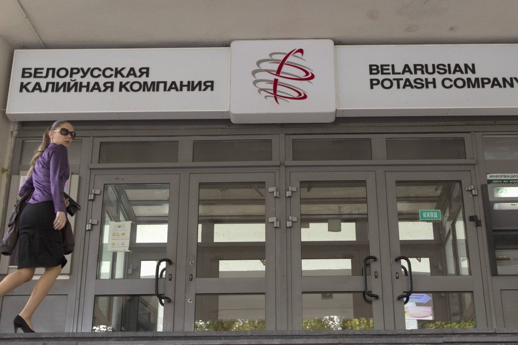 Uralkali, the world’s top potash producer, had threatened to quit the Belarusian Potash Co, which has an estimated 31 per cent of the global market. Photo: Reuters