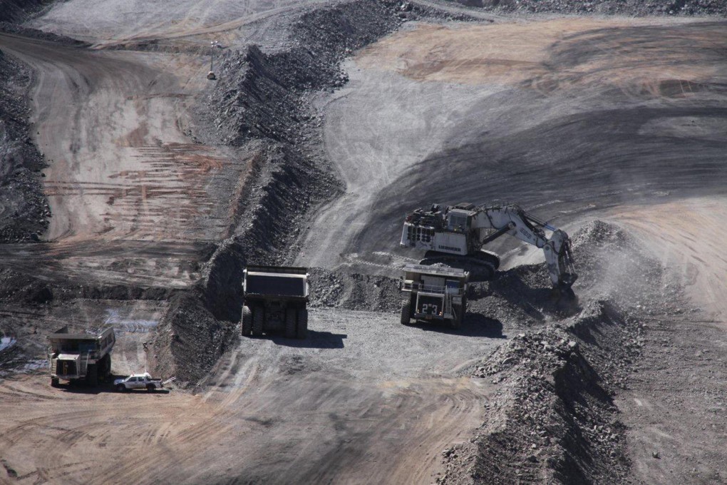 The share of Mongolia's coal exports to the Chinese market has dropped to 17pc in the first half of this year from 35.7pc for the whole of last year. Photo: AFP