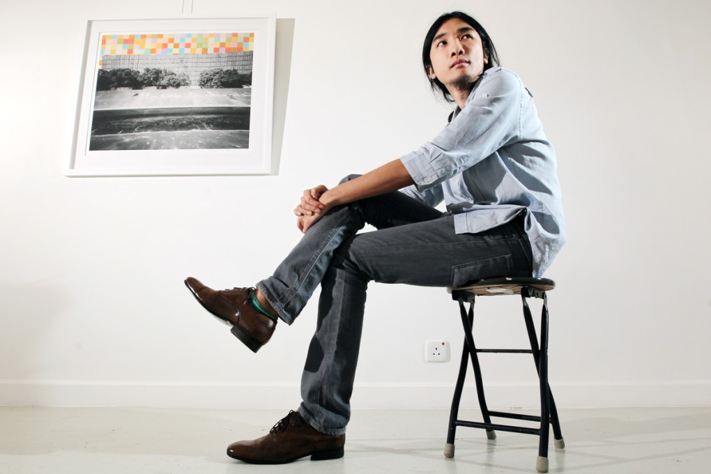 South Ho and his Every Daily 36 at Blindspot Gallery in Central. Photo: Edward Wong