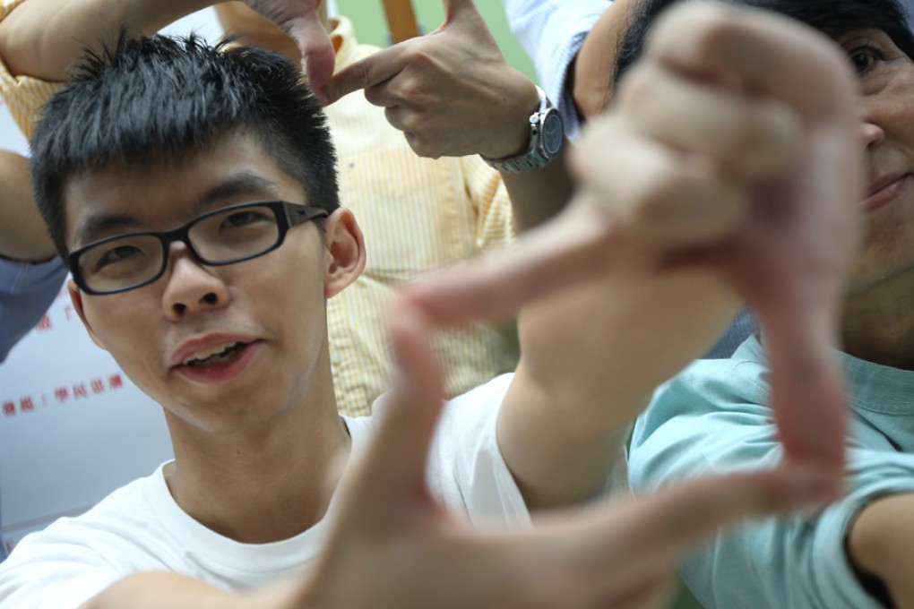 Scholarism convenor Joshua Wong Chi-fung. Photo: David Wong