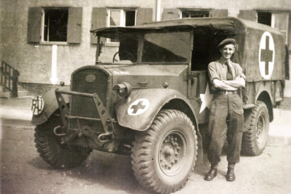 A volunteer with the Friends Ambulance Unit.