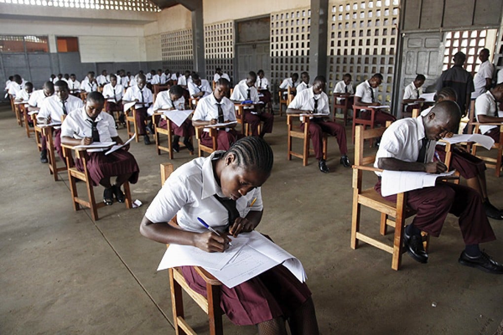 The failure of all 25,000 candidates in the admission exam for a Liberian university has provoked concern. Photo: EPA