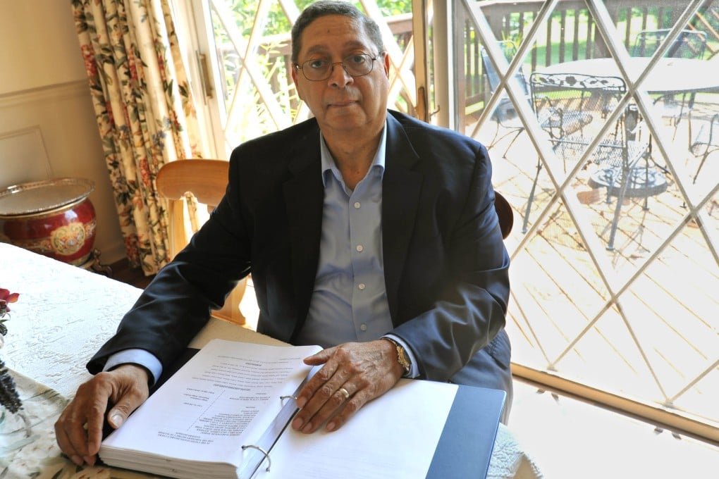 George McReynolds, lead plaintiff in a racial bias law suit against Merrill Lynch in 2005, is shown at his home. Lawyers representing McReynolds and the other plaintiffs say they have reached a US$160 million settlement. Photo: AP