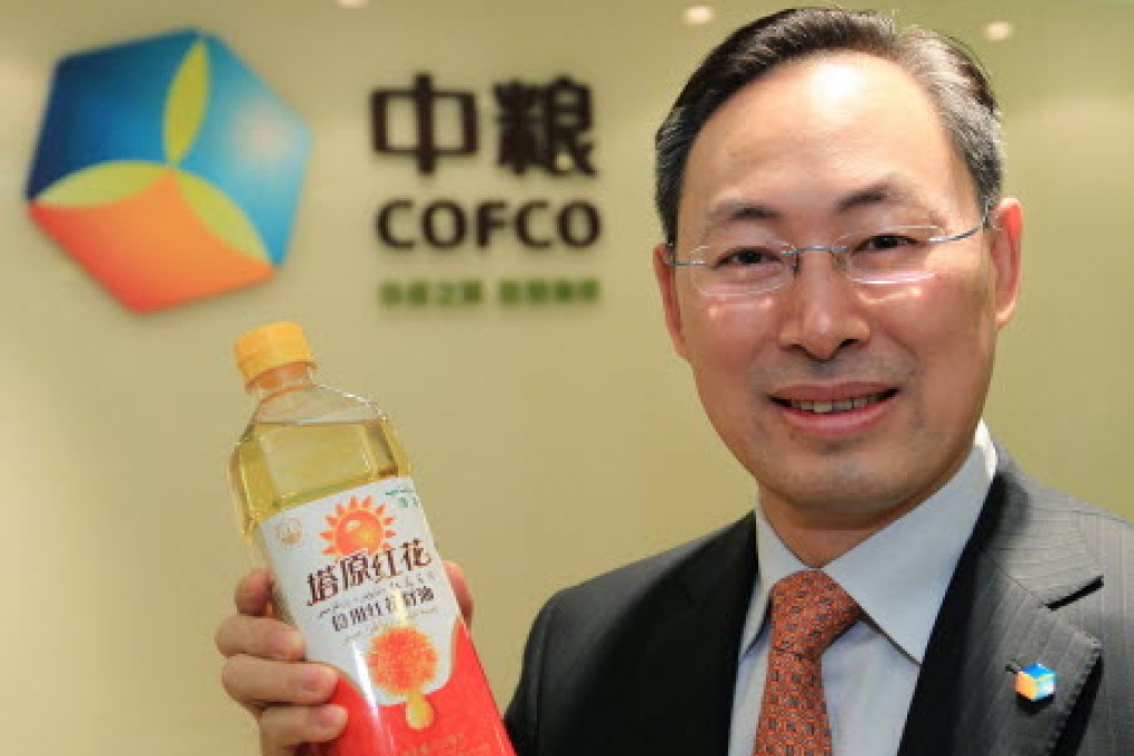 Yu Xubo, Chairman of the Board and Executive Director of China Agri-Industries Hoildings Limited. Photo: Edmond So