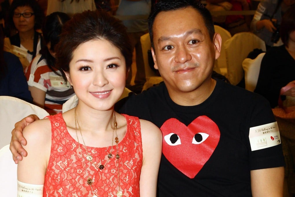 Kenny Wee with his wife, ex-actress Suki Chui. Photo: SCMP