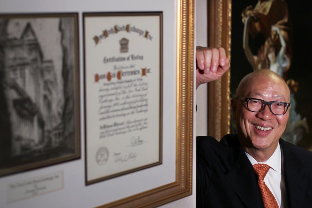 Koo Ming-kown says the factory redevelopment was not his idea but the property project has become a "gift from heaven". Photo: Nora Tam