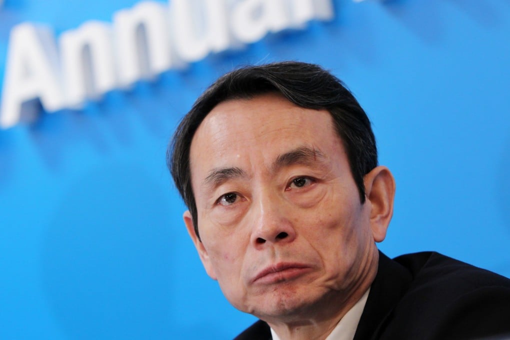 Jiang Jiemin, then PetroChina Chairman attends a press conference in Hong Kong in March 2010. Photo: SCMP