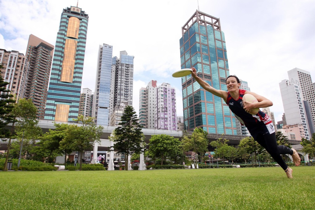 Donna Gee has represented Hong Kong in ultimate frisbee and touch rugby.Photo: Jonathan Wong