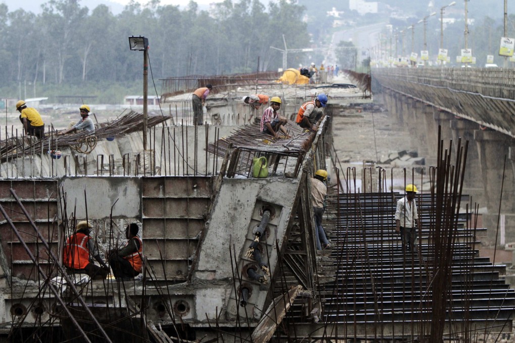 The Indian government hopes that fast-tracking infrastructure projects breathe new life into a stuttering economy. Photo: Reuters
