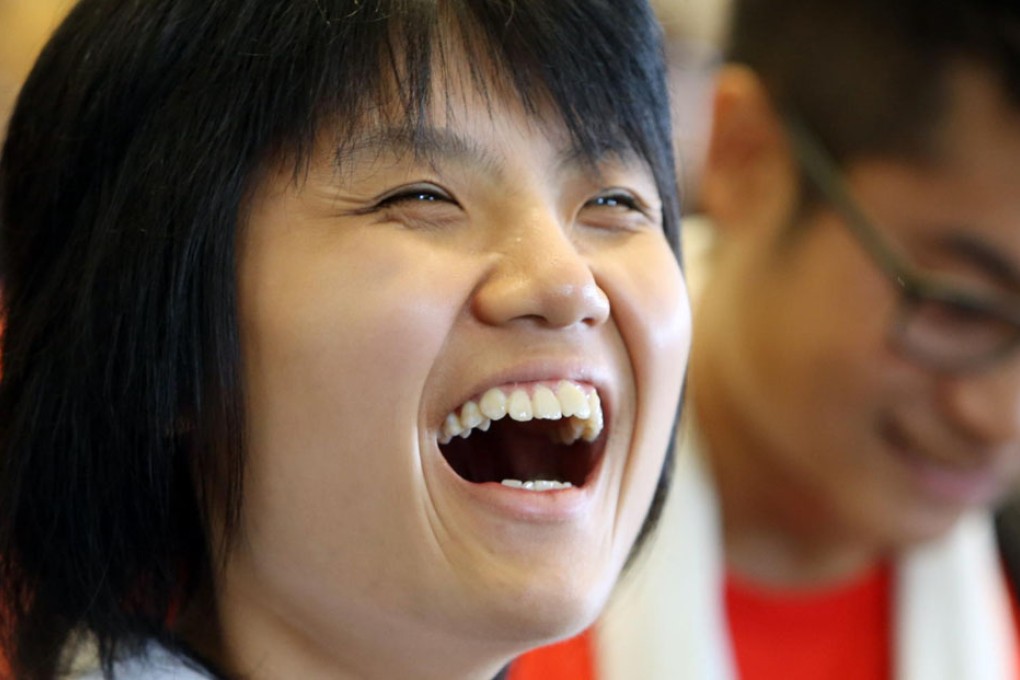 Tsang Tsz-kwan will study translation after she aced the secondary education exams. Photo: Sam Tsang