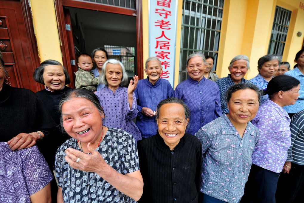 Women gather at a care centre in Duan Yao Autonomous County, Guangxi. Photo: Xinhua