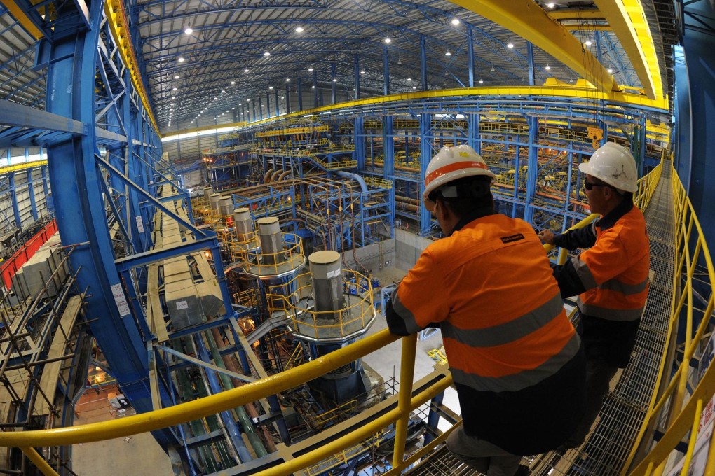 Mongolian workers at Rio Tinto's giant Oyu Tolgoi mine, which has been a flashpoint of resource nationalism in the country. Photo: AFP
