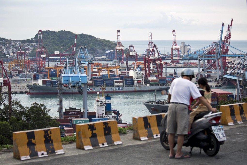 Keelung, along with Taiwan's other ports, is hoping government initiatives will spark a pick-up in demand for exports. Photo: Bloomberg