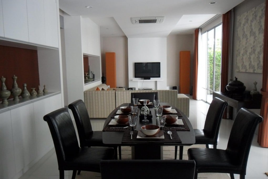 The Mowdays' home in North Pattaya