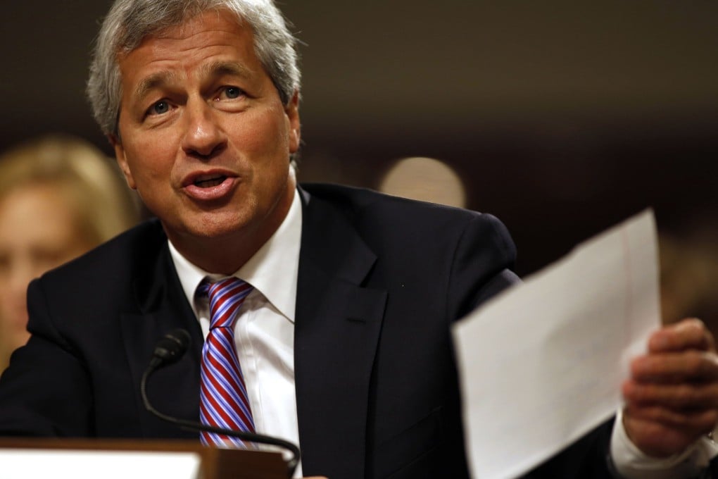 JPMorgan chief executive Jamie Dimon and his opposite number at Morgan Stanley also worked to push the Verizon-Vodafone deal through. Photo: Reuters