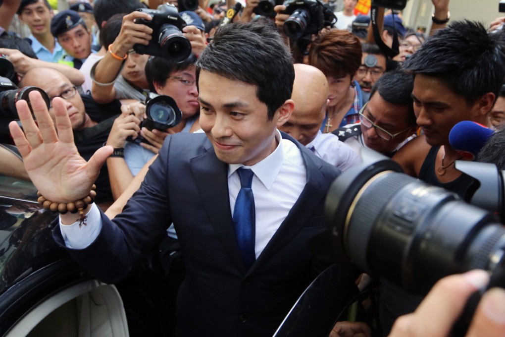 James Shing at a pro-ATV rally. Photo: Sam Tsang