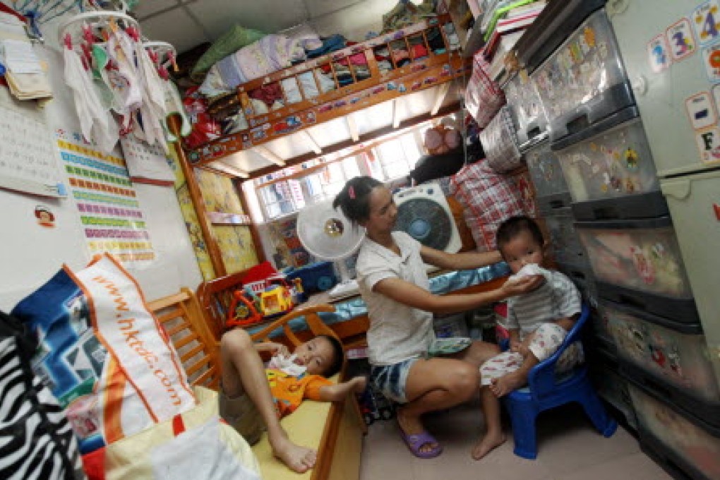 Rent in subdivided flats is soaring. Photo: David Wong