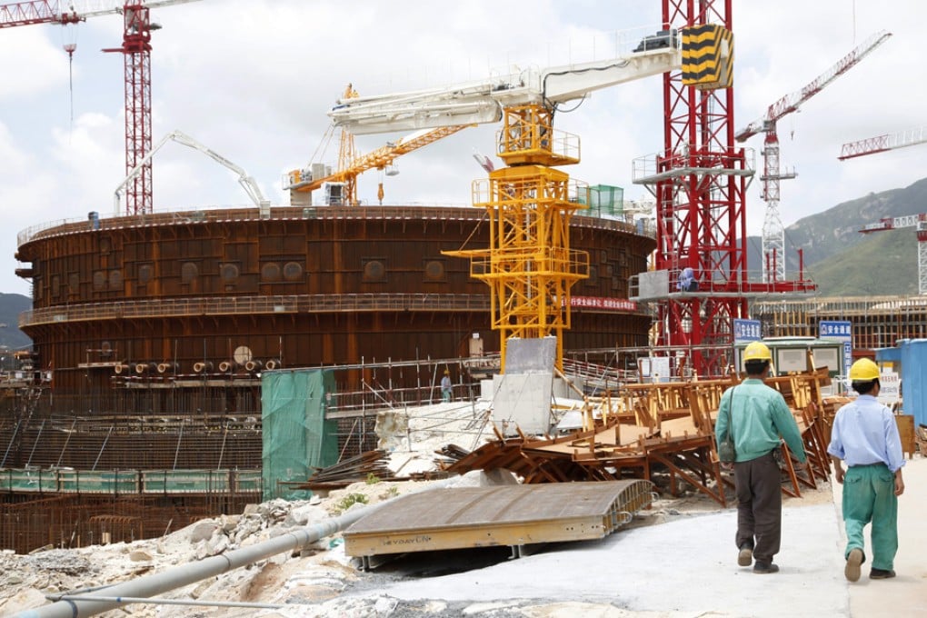 A nuclear power plant being built just 130 kilometres away from Hong Kong was yesterday labelled by green groups the 'most dangerous nuclear power plant in the world'. Photo: Bloomberg