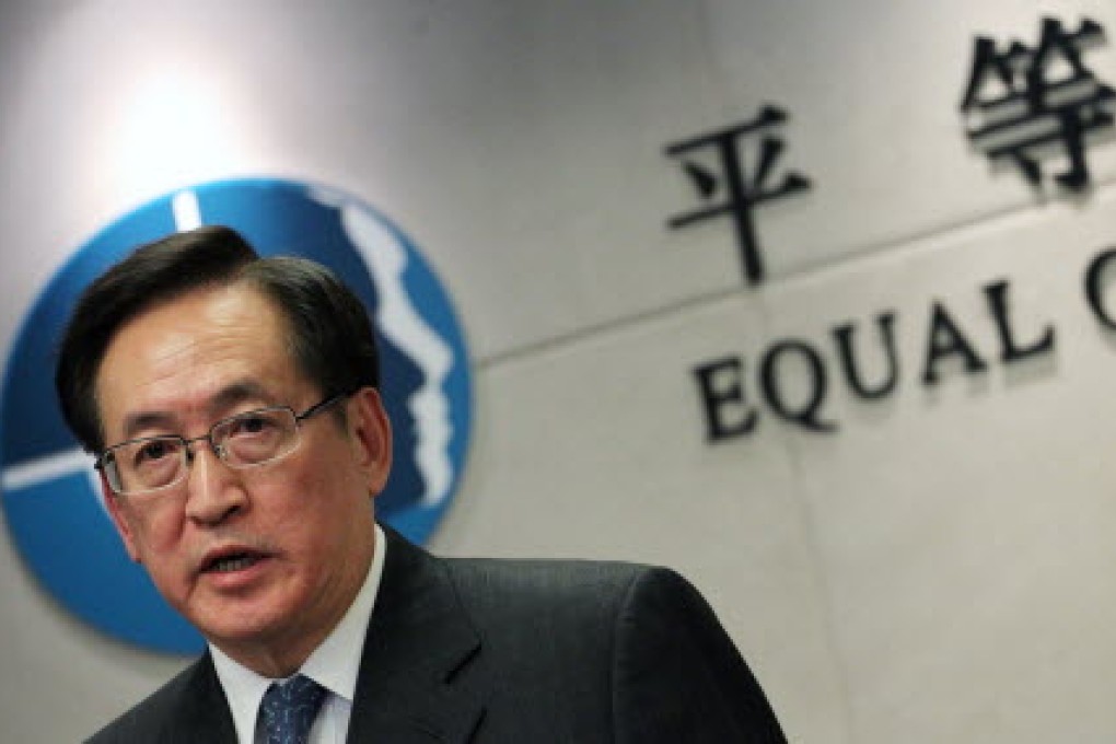 York Chow Yat-ngok, chairman of the Equal Opportunities Commission. The EOC is concerned with low response rate to its survey on whether Hong Kong companies have policies to deal with sexual harassment in workplace. Photo: Felix Wong