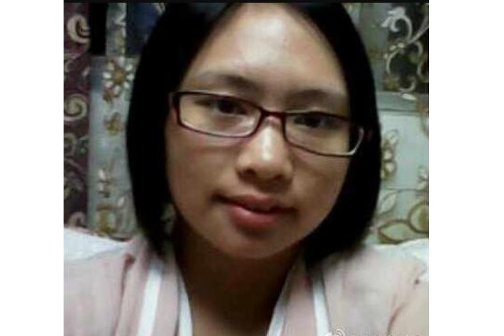 Photo of the missing student who was reportedly found on Thursday. Photo: SCMP Pictures