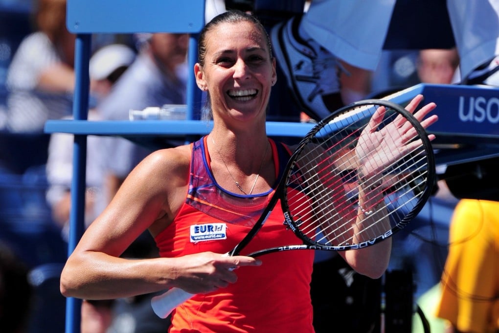 Flavia Pennetta of Italy. Photo: AFP
